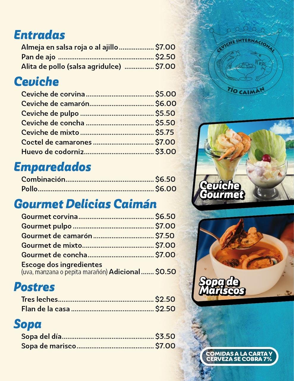 Restaurante Ceviche Tío Caimán